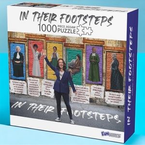 Kamala Harris Susan B. Anthony 1000 Piece Jigsaw Puzzle In Their Footsteps NWT